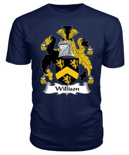 ScotsTee Willison Coat Of Arms Family Crest British Fleet T Shirt