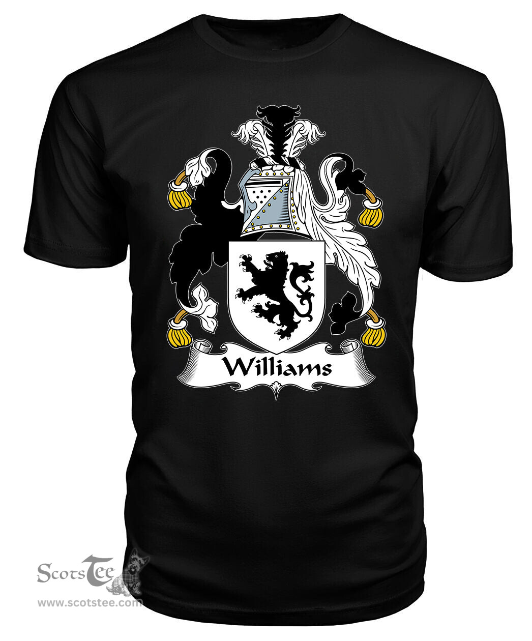 ScotsTee Williams III Coat Of Arms Family Crest British Fleet T Shirt