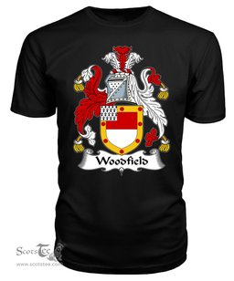 ScotsTee Woodfield Coat Of Arms Family Crest British Fleet T Shirt