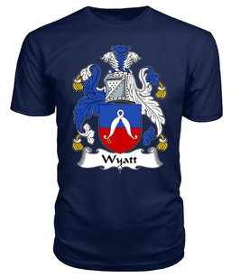 ScotsTee Wyatt Coat Of Arms Family Crest British Fleet T Shirt