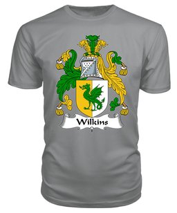 ScotsTee Wilkins Coat Of Arms Family Crest British Fleet T Shirt