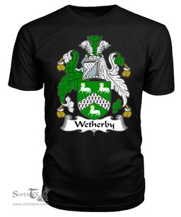 ScotsTee Wetherby Coat Of Arms Family Crest British Fleet T Shirt