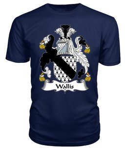 ScotsTee Wallis I Coat Of Arms Family Crest British Fleet T Shirt