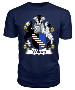 ScotsTee Welston Coat Of Arms Family Crest British Fleet T Shirt