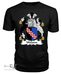 ScotsTee Welston Coat Of Arms Family Crest British Fleet T Shirt