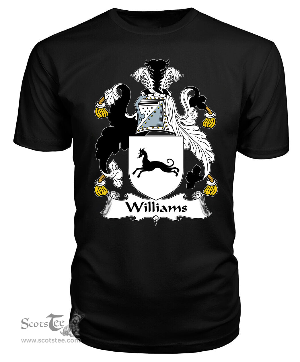 ScotsTee Williams II Coat Of Arms Family Crest British Fleet T Shirt