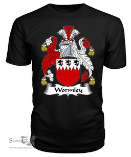 ScotsTee Wormley Coat Of Arms Family Crest British Fleet T Shirt