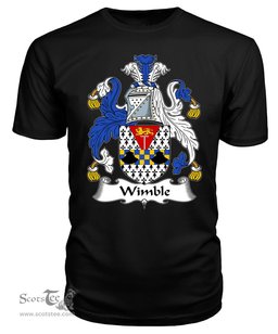 ScotsTee Wimble Coat Of Arms Family Crest British Fleet T Shirt