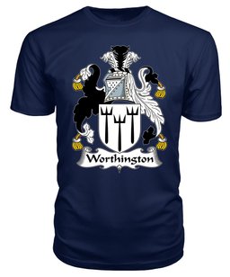 ScotsTee Worthington Coat Of Arms Family Crest British Fleet T Shirt