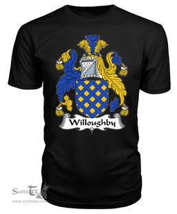 ScotsTee Willoughby Coat Of Arms Family Crest British Fleet T Shirt
