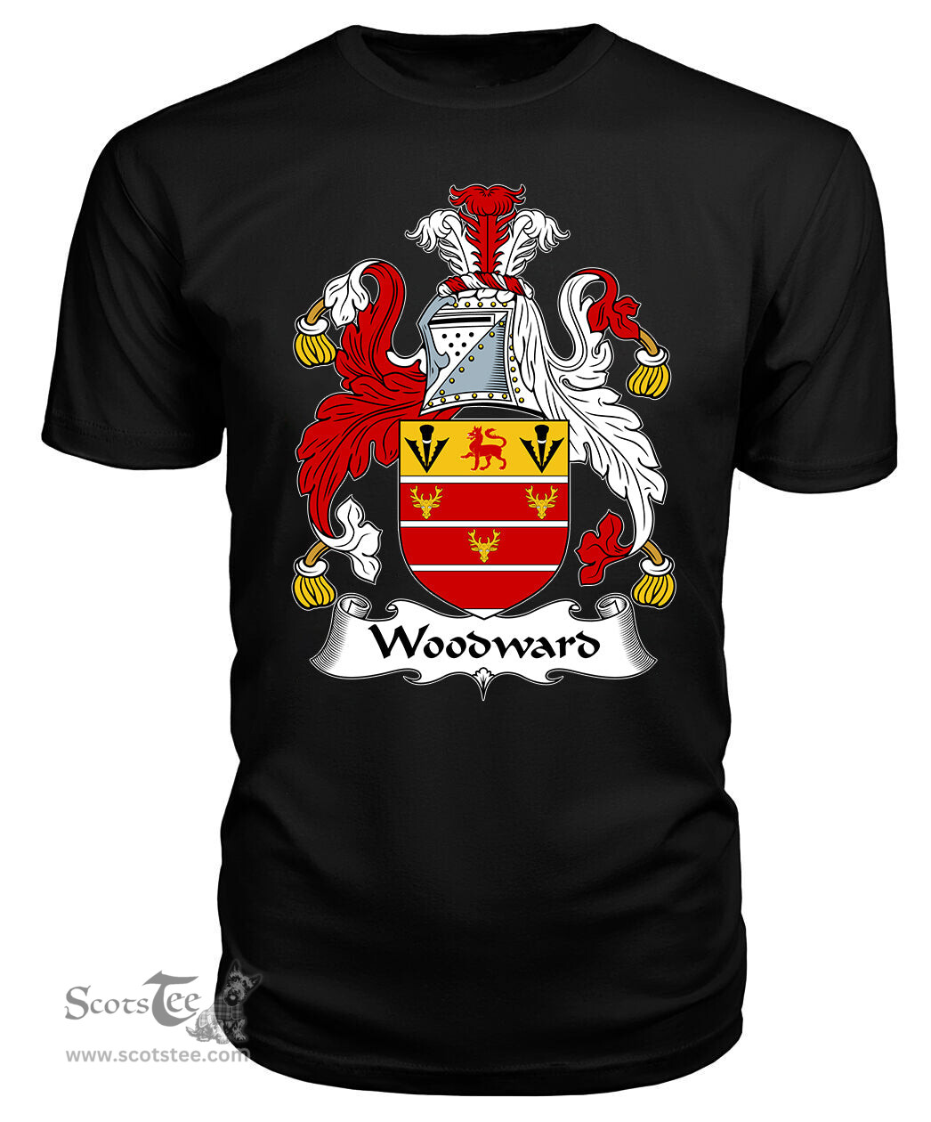 ScotsTee Woodward Coat Of Arms Family Crest British Fleet T Shirt