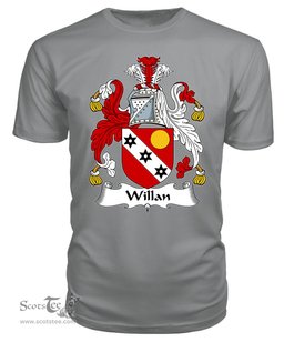 ScotsTee Willan Coat Of Arms Family Crest British Fleet T Shirt