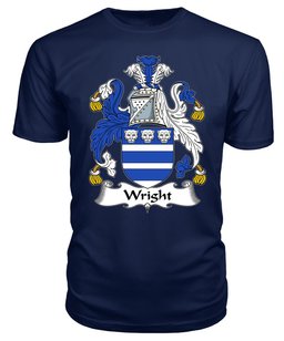 ScotsTee Wright Coat Of Arms Family Crest British Fleet T Shirt