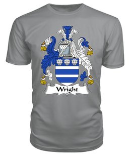ScotsTee Wright Coat Of Arms Family Crest British Fleet T Shirt