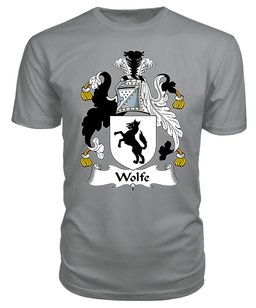 ScotsTee Wolfe Coat Of Arms Family Crest British Fleet T Shirt