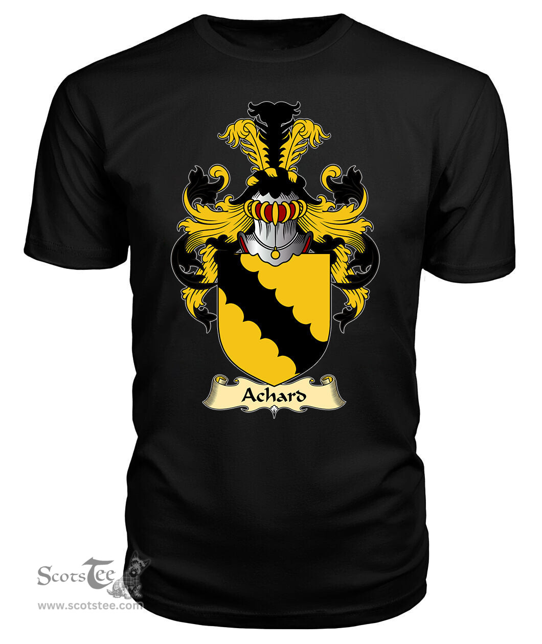 ScotsTee Achard Coat Of Arms Family Crest England V23 T Shirt