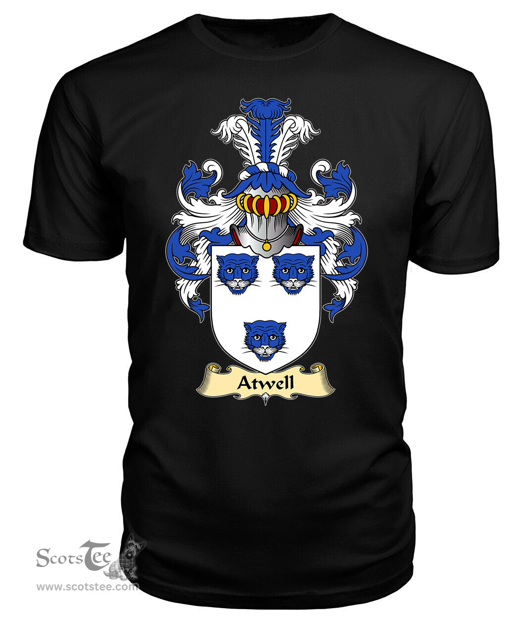 ScotsTee Atwell Coat Of Arms Family Crest England V23 T Shirt