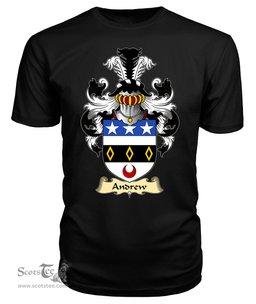 ScotsTee Andrew Coat Of Arms Family Crest England V23 T Shirt