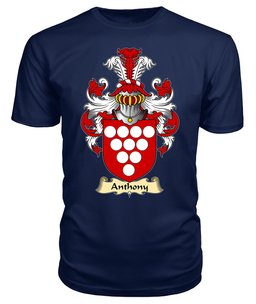 ScotsTee Anthony Coat Of Arms Family Crest England V23 T Shirt