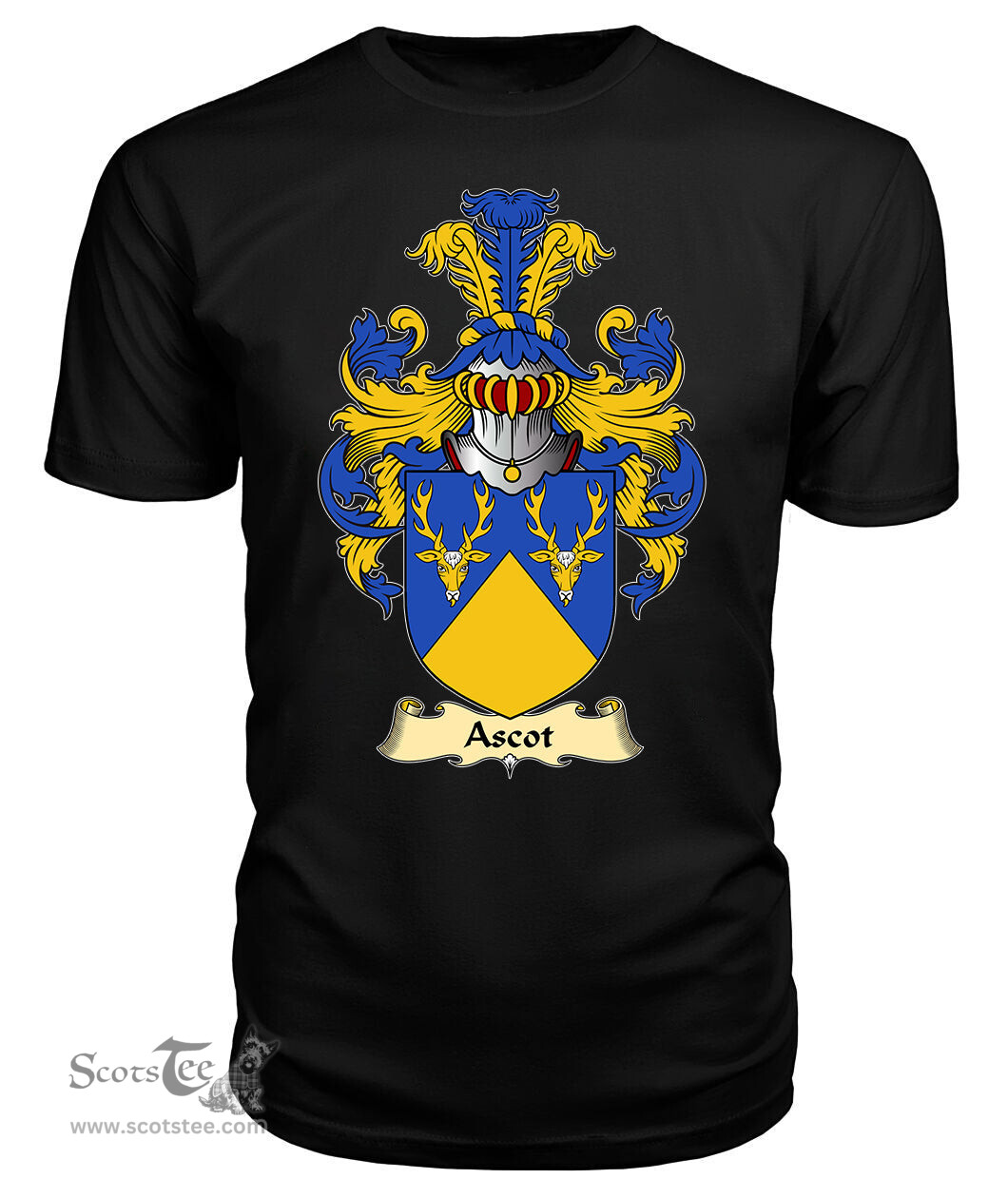 ScotsTee Ascot Coat Of Arms Family Crest England V23 T Shirt