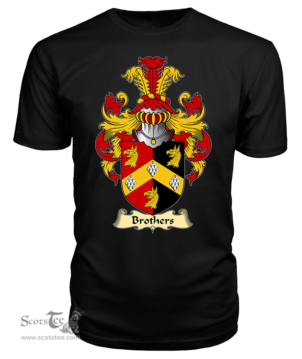 ScotsTee Brothers Coat Of Arms Family Crest England V23 T Shirt