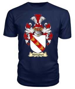 ScotsTee Abingdon or Abington Coat Of Arms Family Crest England V23 T Shirt