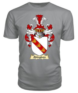 ScotsTee Abingdon or Abington Coat Of Arms Family Crest England V23 T Shirt