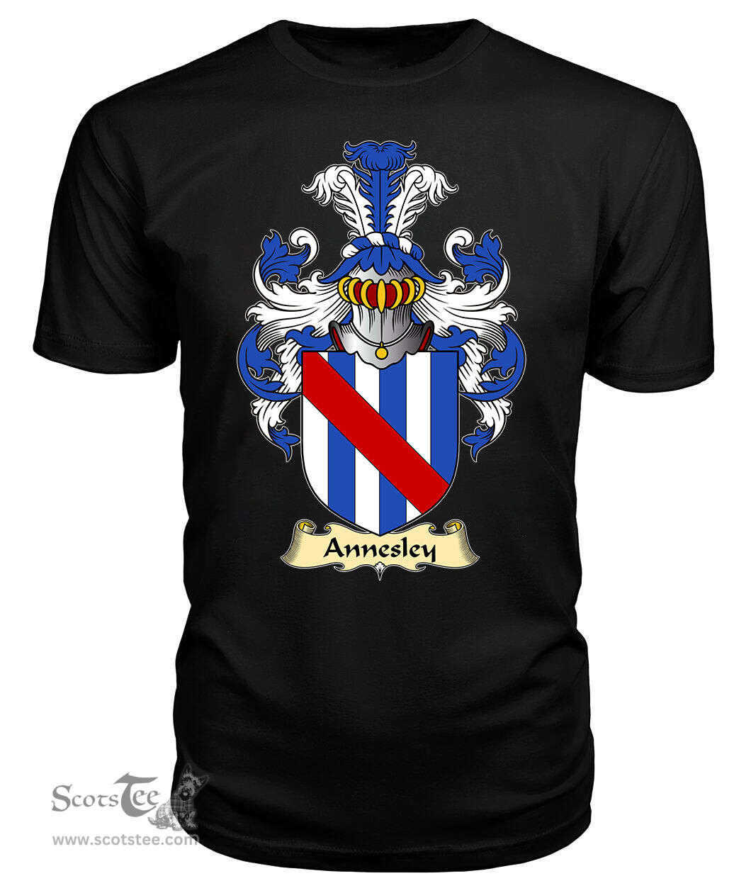 ScotsTee Annesley Coat Of Arms Family Crest England V23 T Shirt