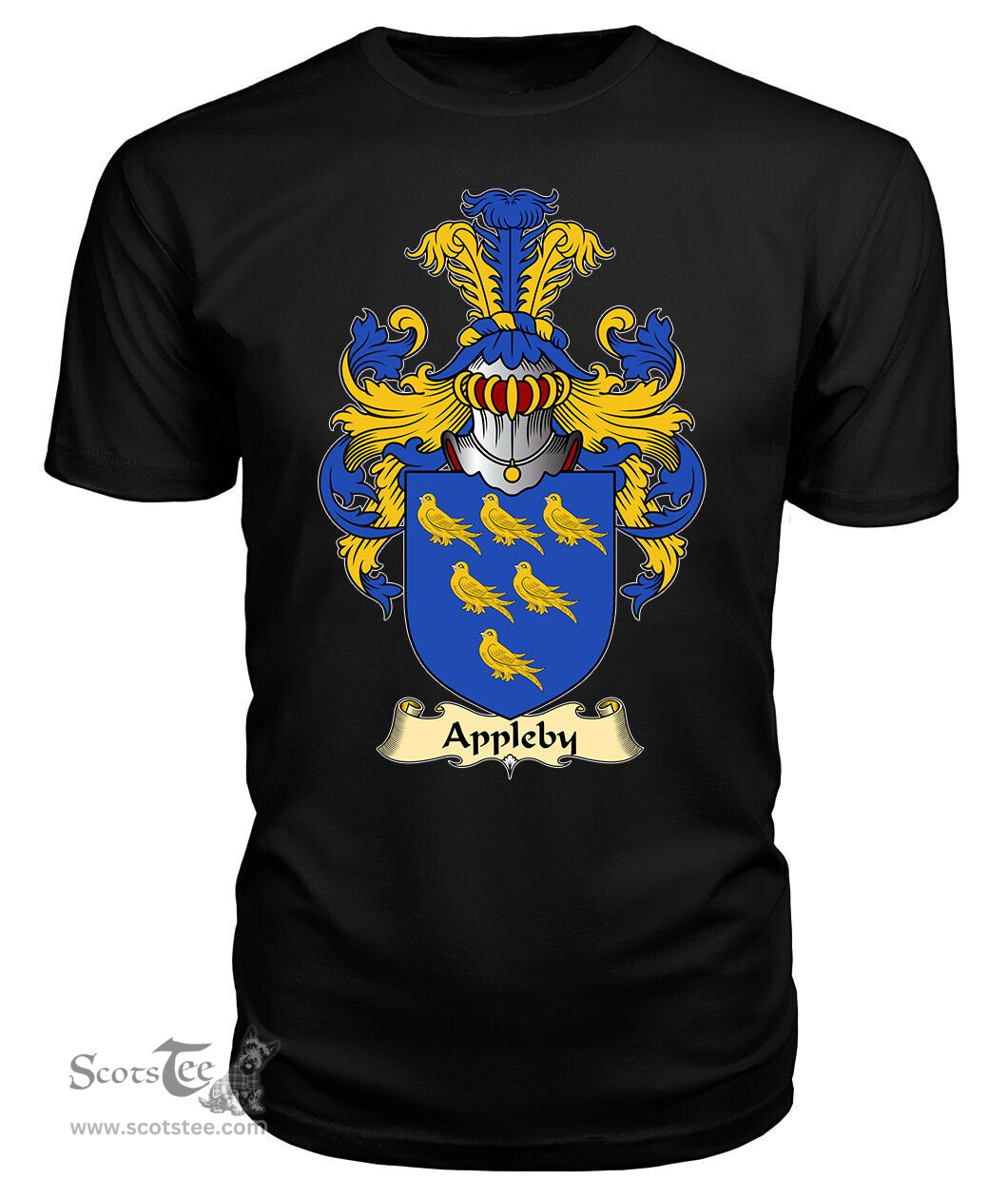 ScotsTee Appleby Coat Of Arms Family Crest England V23 T Shirt