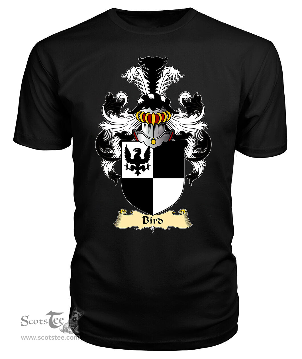 ScotsTee Bird I Coat Of Arms Family Crest England V23 T Shirt