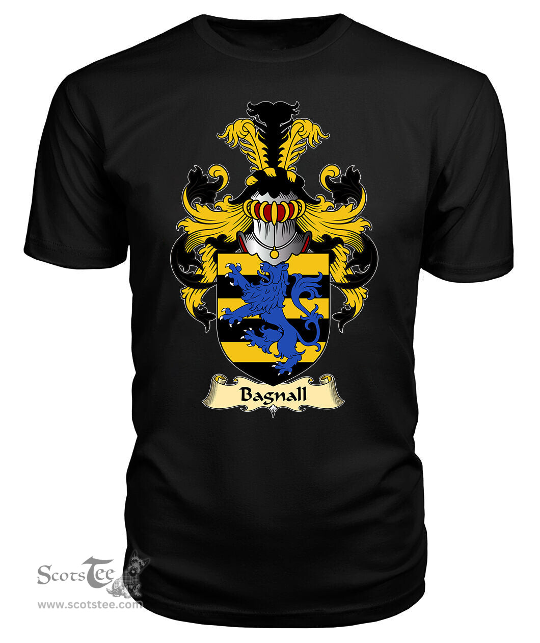 ScotsTee Bagnall Coat Of Arms Family Crest England V23 T Shirt