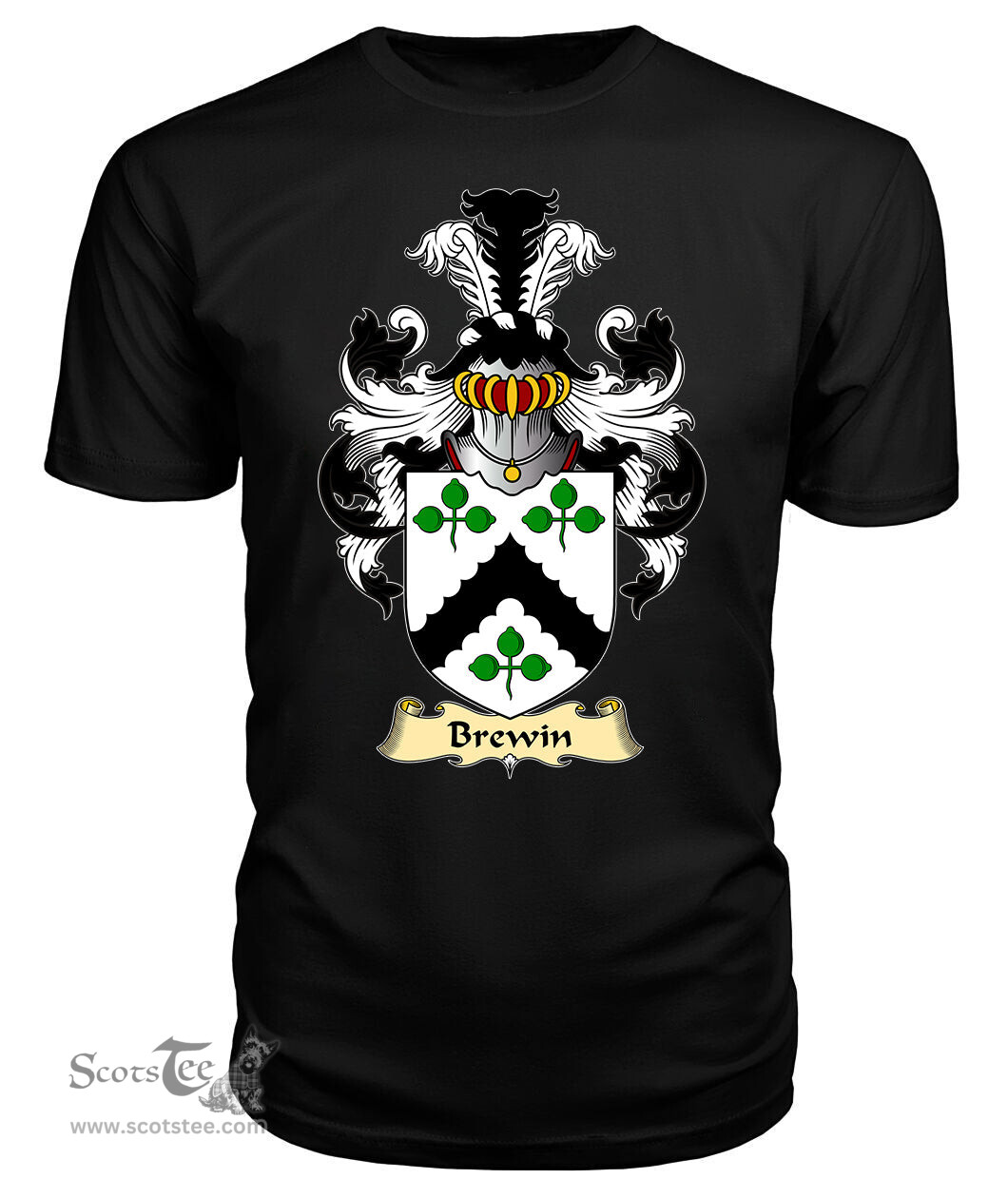 ScotsTee Brewin Coat Of Arms Family Crest England V23 T Shirt
