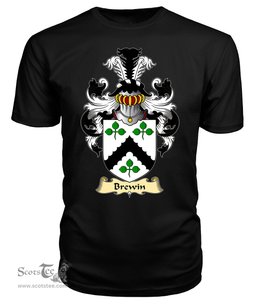ScotsTee Brewin Coat Of Arms Family Crest England V23 T Shirt