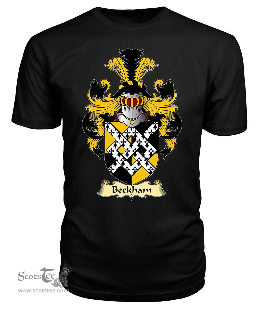 ScotsTee Beckham Coat Of Arms Family Crest England V23 T Shirt