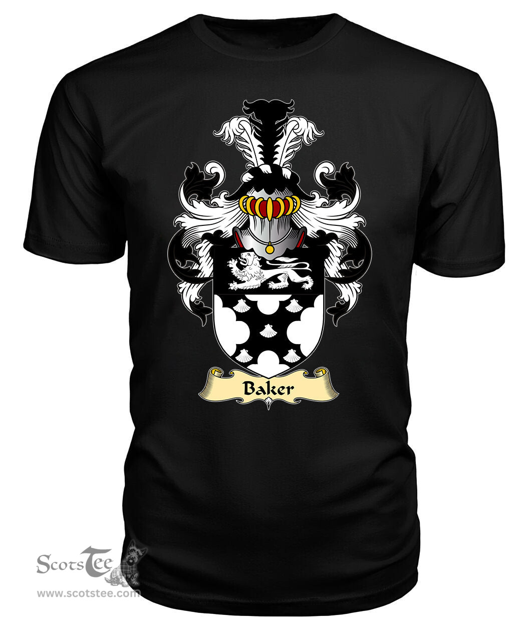 ScotsTee Baker Coat Of Arms Family Crest England V23 T Shirt