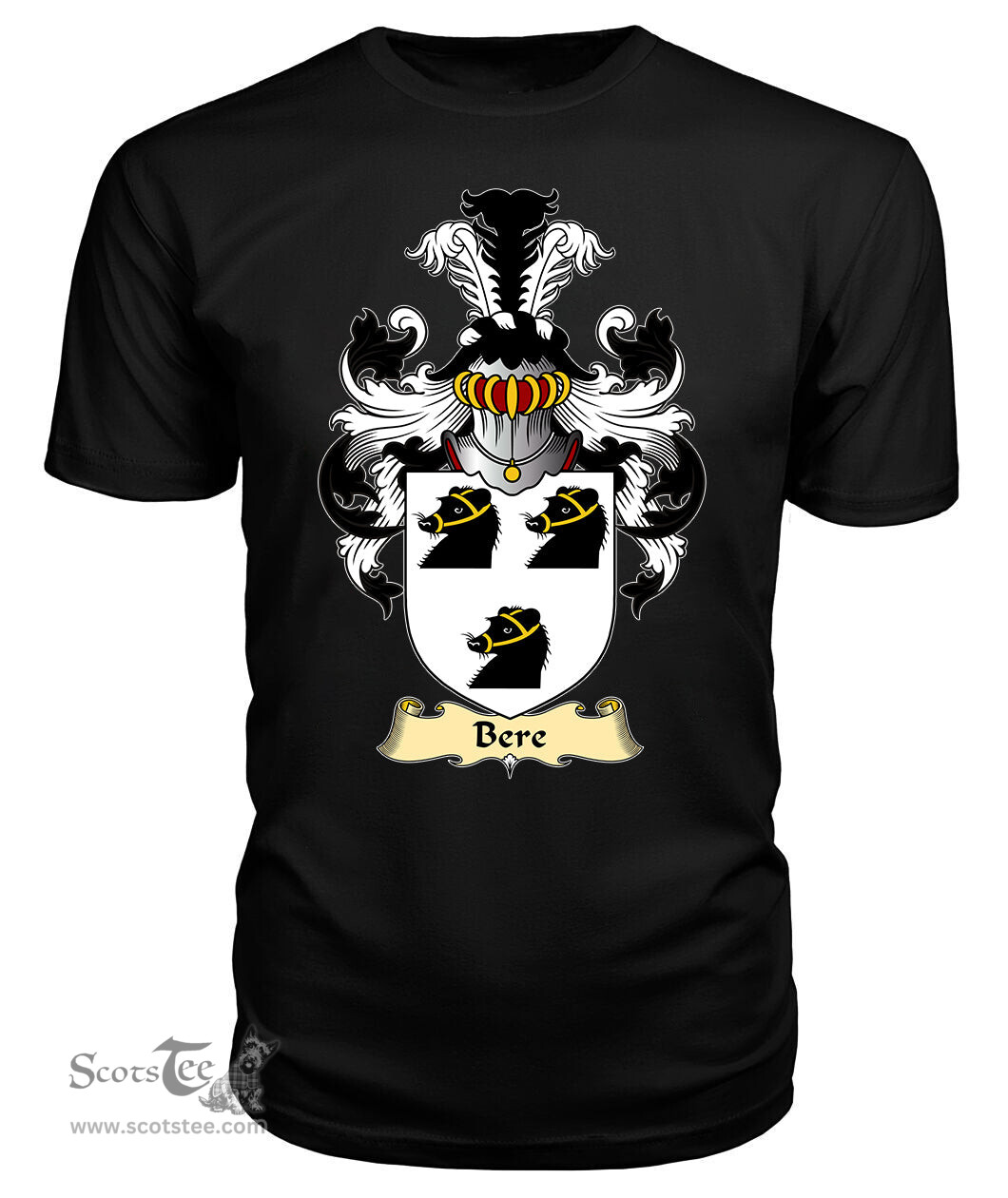 ScotsTee Bere Coat Of Arms Family Crest England V23 T Shirt