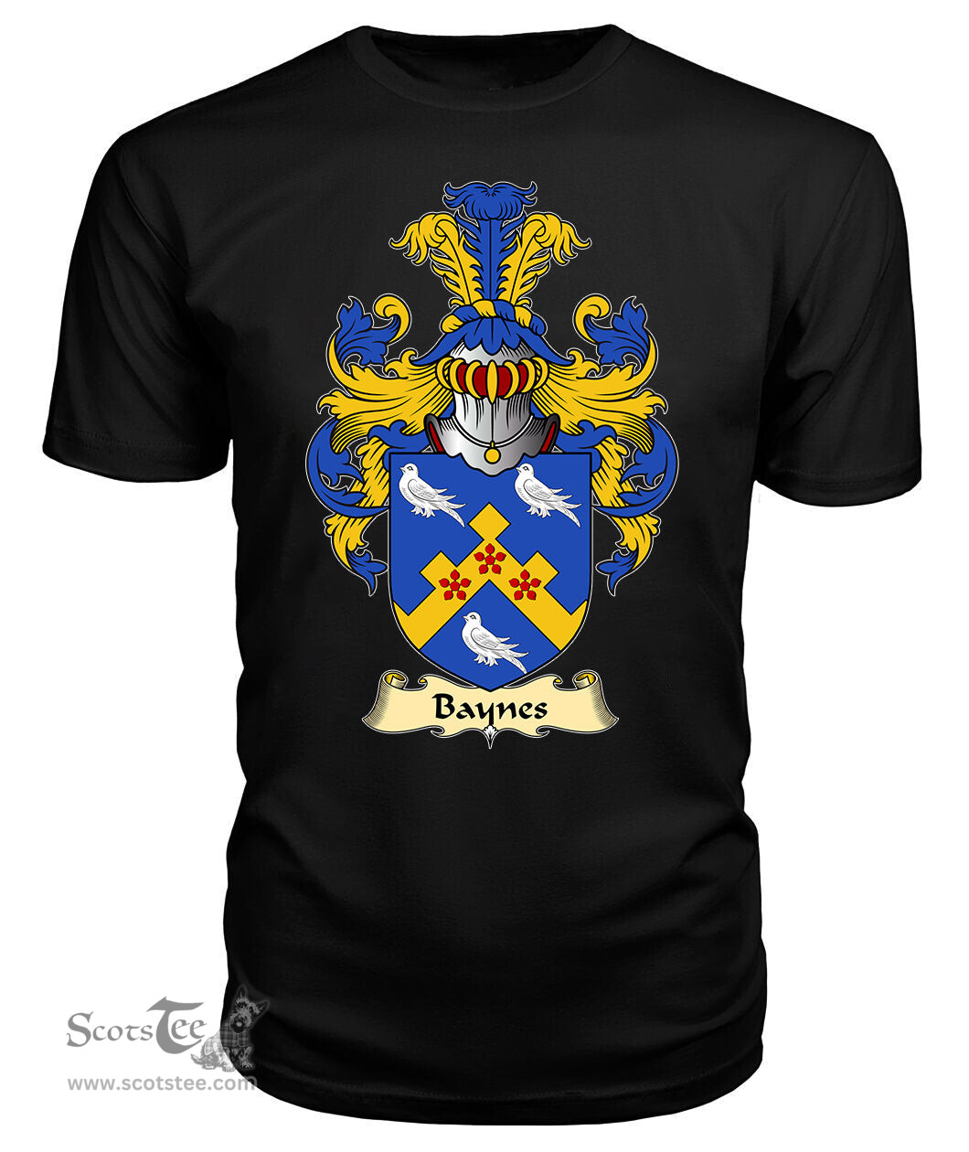 ScotsTee Baynes Coat Of Arms Family Crest England V23 T Shirt