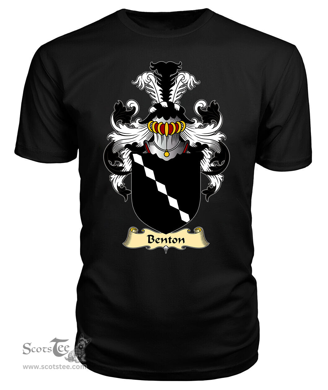 ScotsTee Benton Coat Of Arms Family Crest England V23 T Shirt