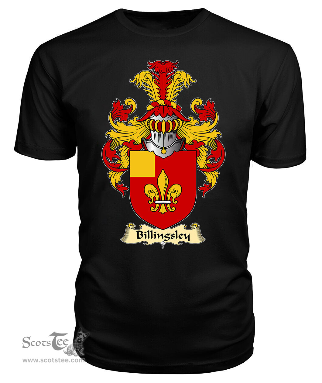ScotsTee Billingsley Coat Of Arms Family Crest England V23 T Shirt