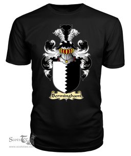 ScotsTee Bermingham Coat Of Arms Family Crest England V23 T Shirt