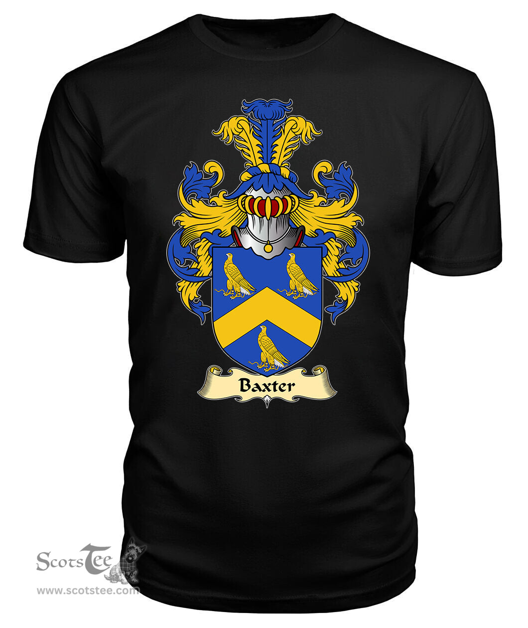 ScotsTee Baxter Coat Of Arms Family Crest England V23 T Shirt