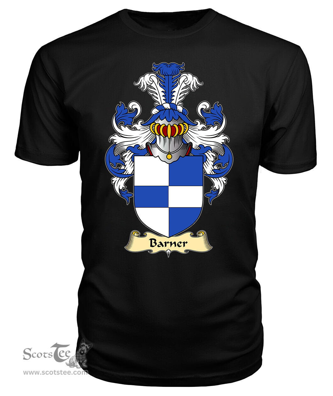 ScotsTee Barner Coat Of Arms Family Crest England V23 T Shirt