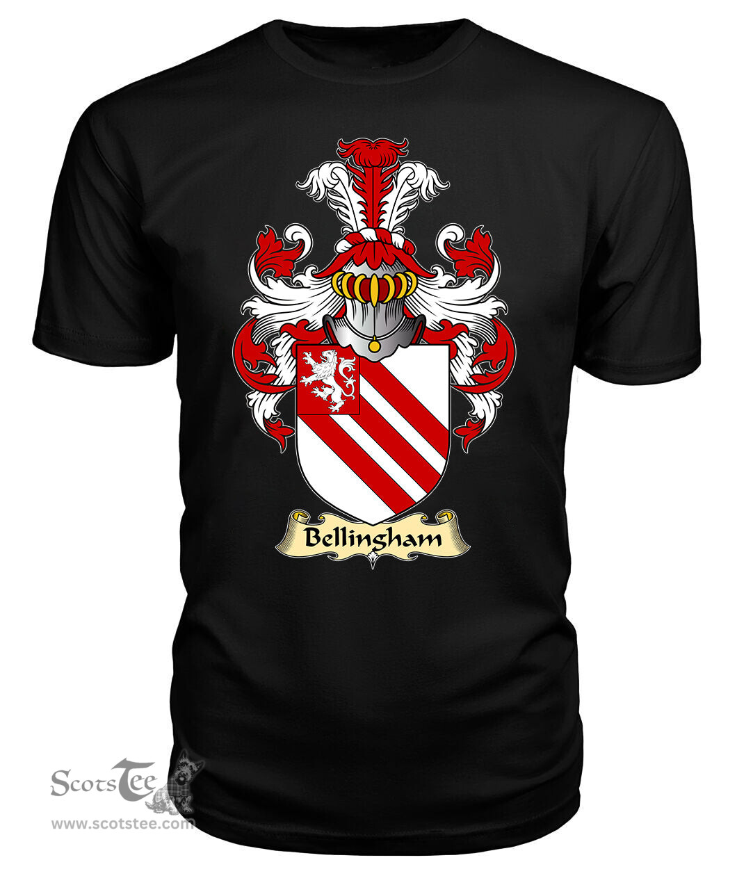 ScotsTee Bellingham I Coat Of Arms Family Crest England V23 T Shirt