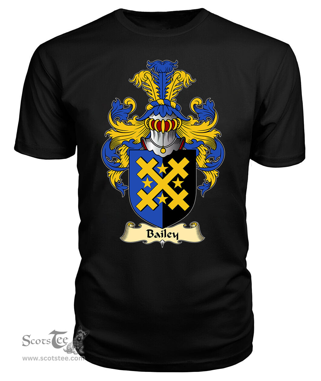 ScotsTee Bailey Coat Of Arms Family Crest England V23 T Shirt