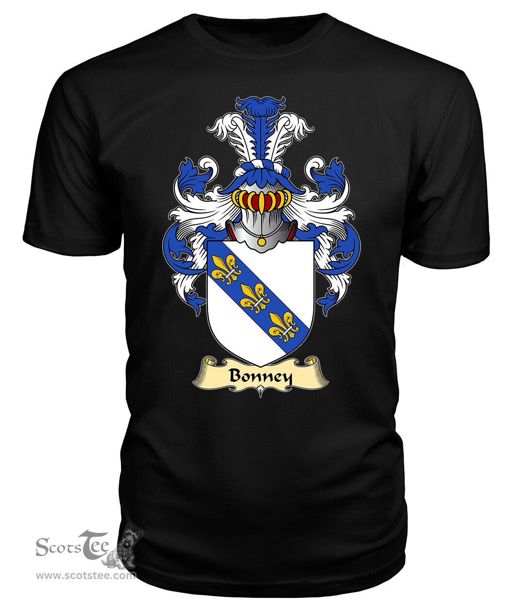 ScotsTee Bonney Coat Of Arms Family Crest England V23 T Shirt