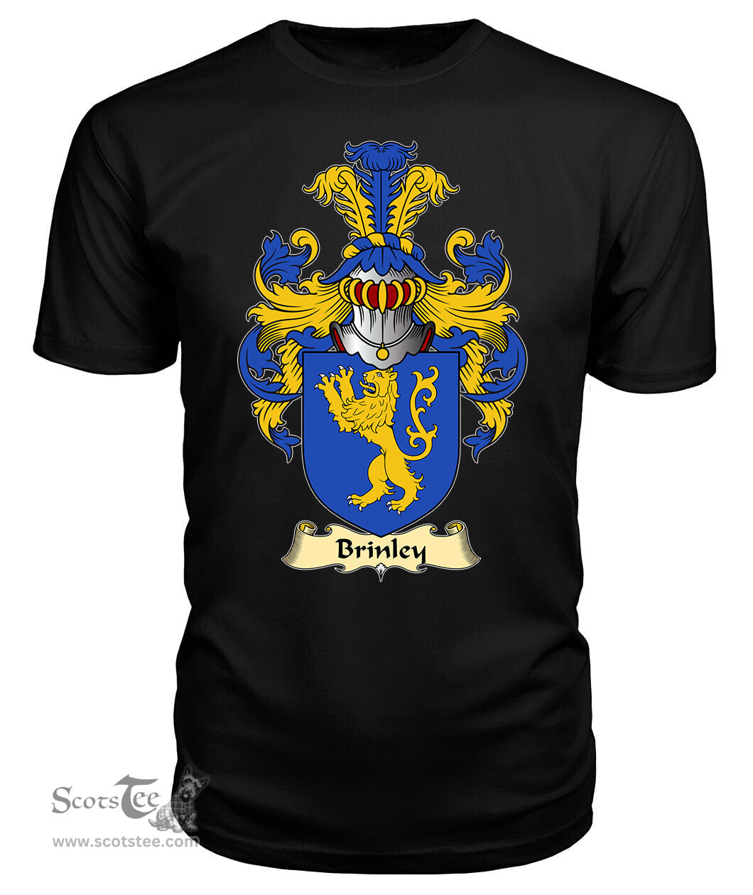 ScotsTee Brinley Coat Of Arms Family Crest England V23 T Shirt