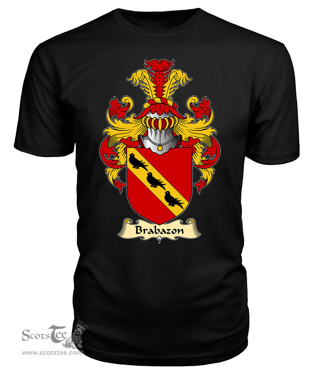 ScotsTee Brabazon Coat Of Arms Family Crest England V23 T Shirt