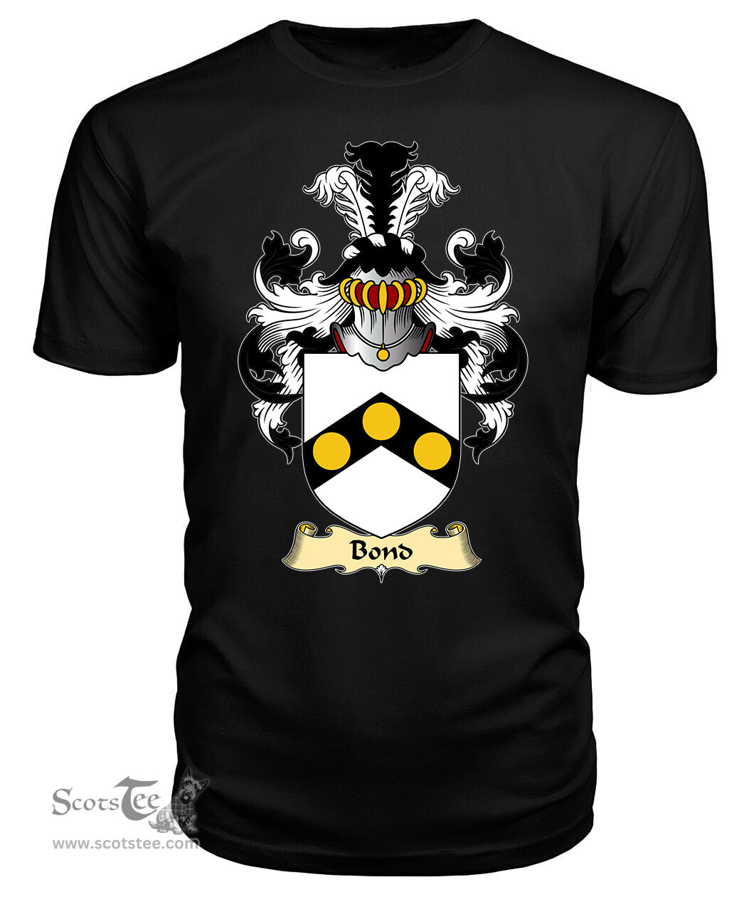 ScotsTee Bond Coat Of Arms Family Crest England V23 T Shirt