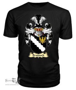 ScotsTee Braddock Coat Of Arms Family Crest England V23 T Shirt