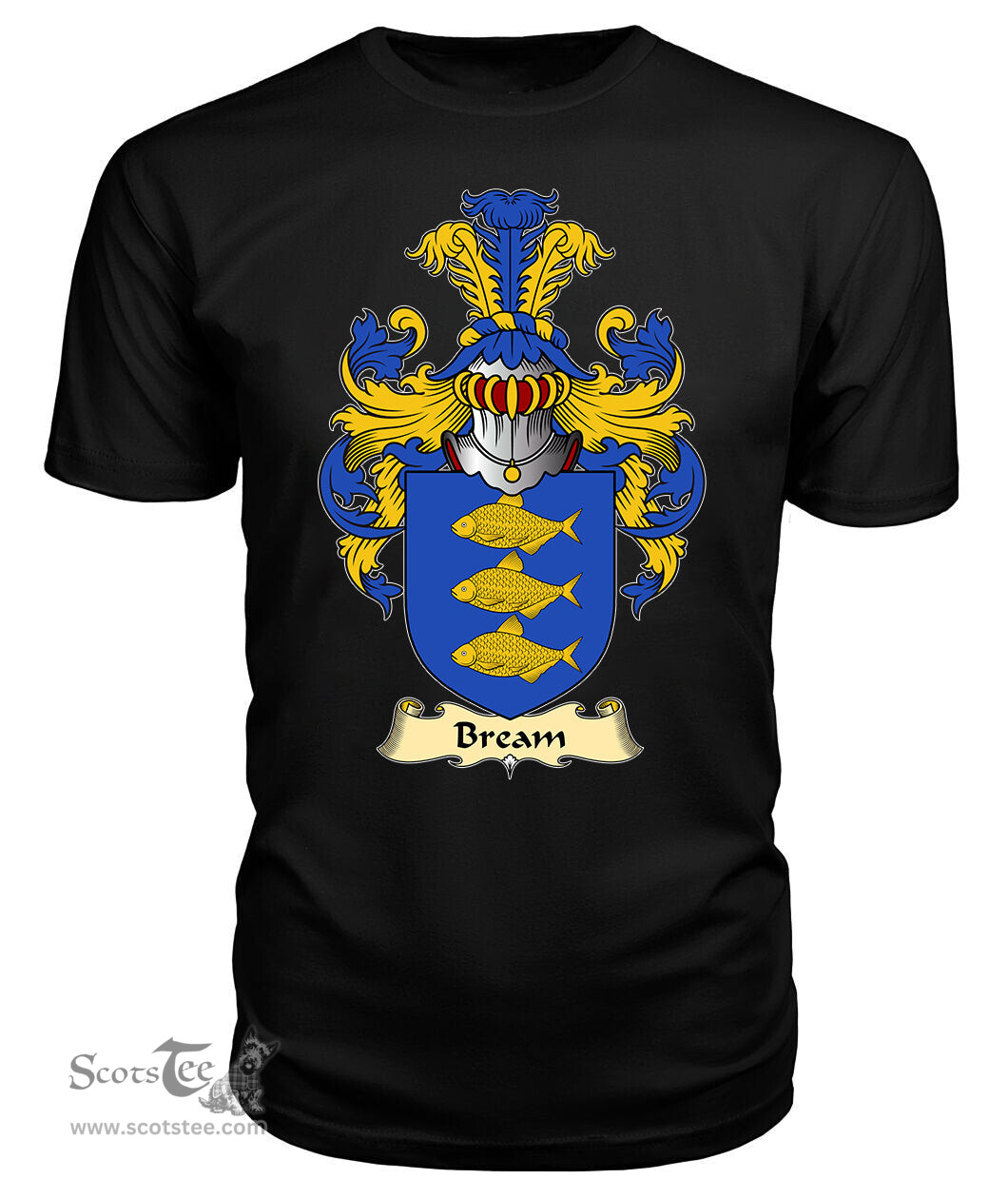 ScotsTee Bream (e) Coat Of Arms Family Crest England V23 T Shirt
